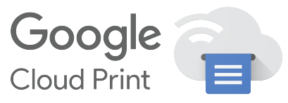 Logotypen som pryder Google Cloud Print-kompatibla skrivare.